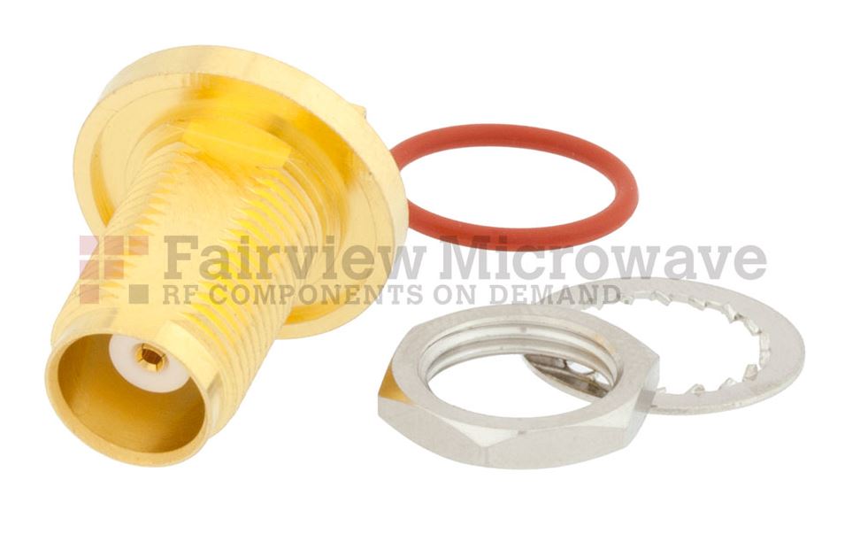 Fairview微波 Amphenol RF 3 GHz TNC隔板PCB边缘安装同轴连接器